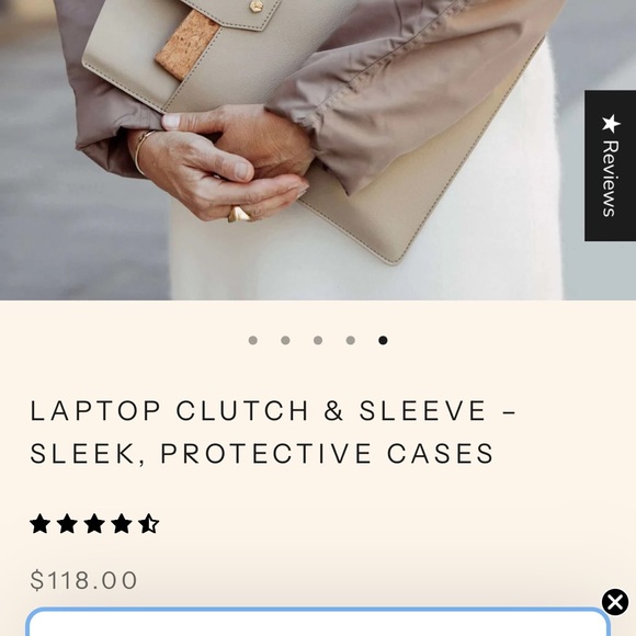 LAPTOP CLUTCH & SLEEVE – SLEEK, PROTECTIVE CASES - Picture 3 of 4